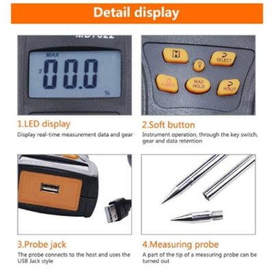 Digital Grain Moisture Meter – MD7822